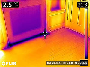 illustration d'un photo prise avec la camera thermique flir c3
