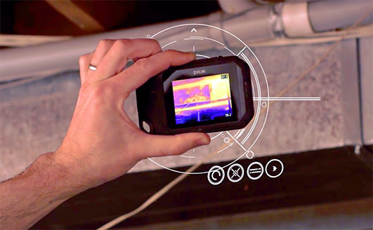 photo de la caméra thermique compacte flir c3