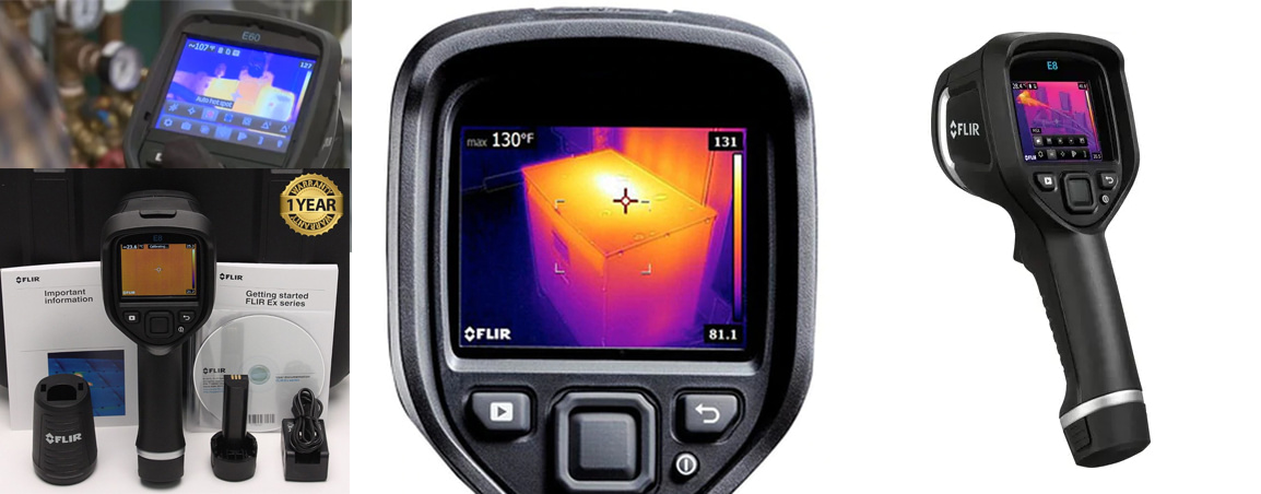 photos de la camera thermique flir e8