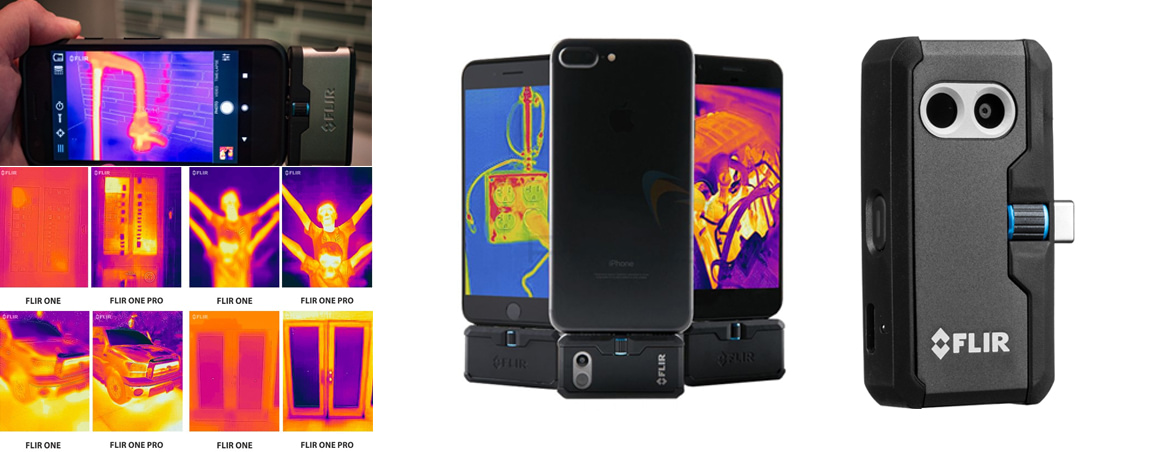 photos de la camera thermique pour smartphone flir one pro