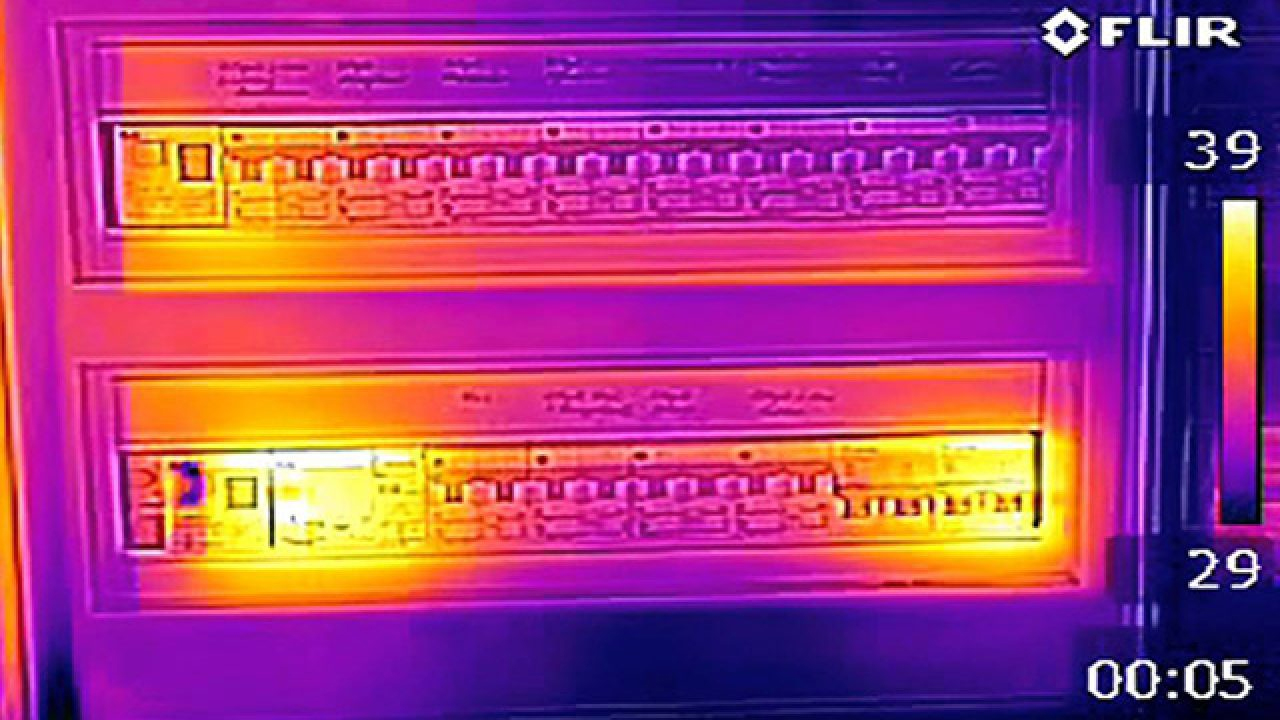 capture d'une image thermique faite avec la camera flir one pro pour smartphone